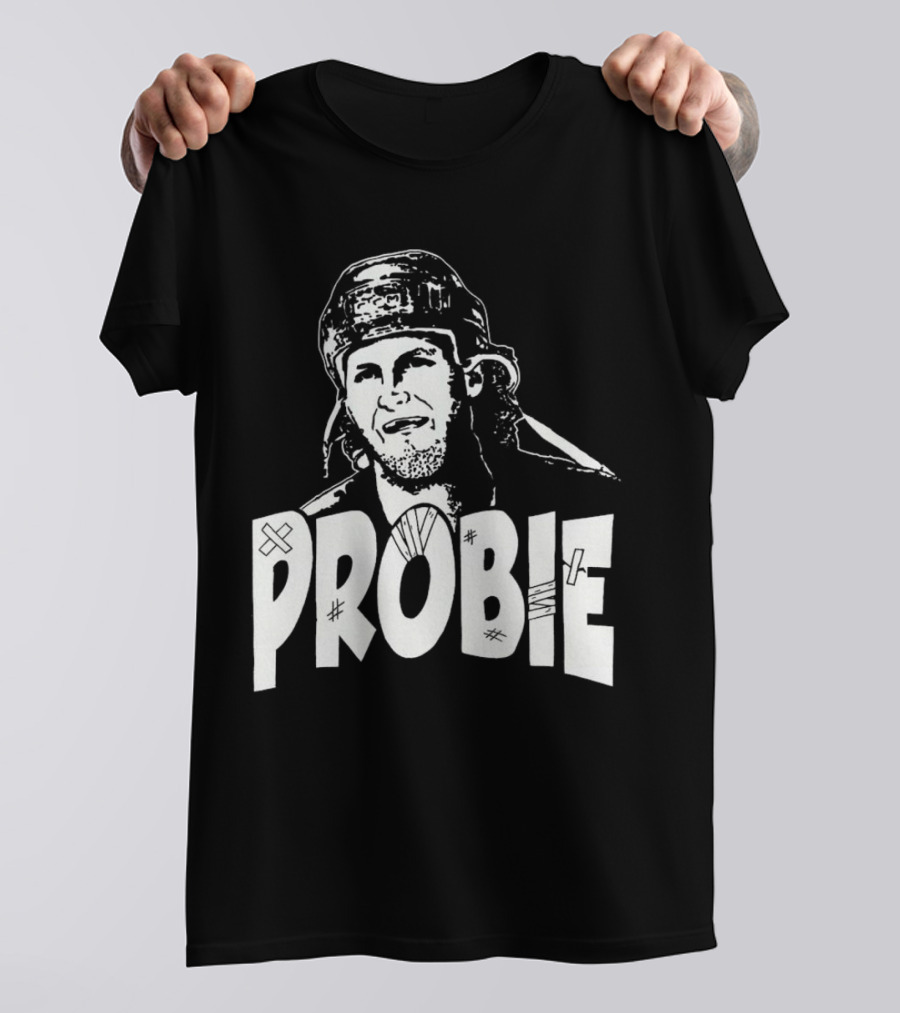 Bob Probert Probie Hockey T-Shirt