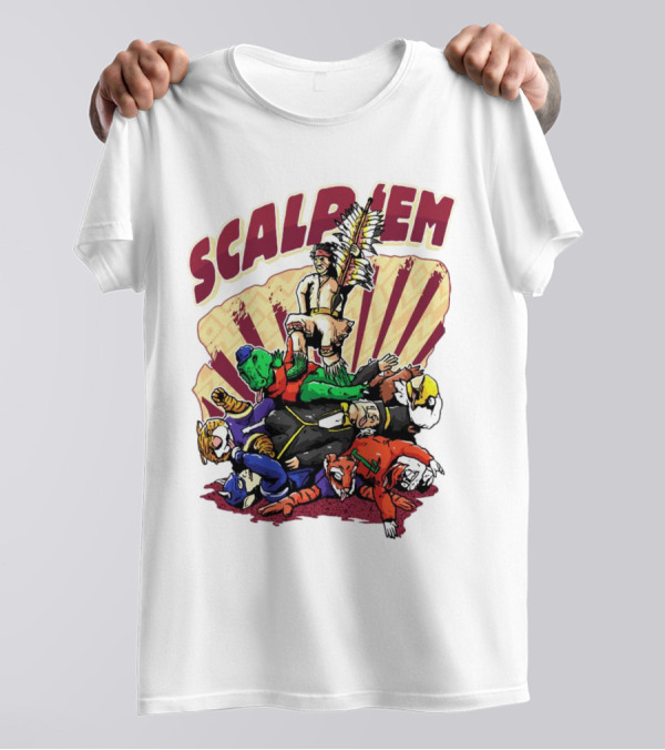 Scalp Em Florida State Seminoles Football Victory Over Rivals T-Shirt