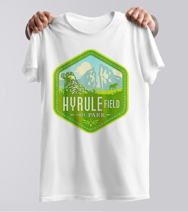 Hiking Wanderlust Hyrule Field National Park T-Shirt
