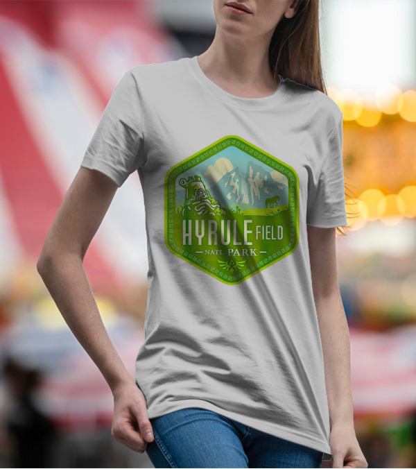 Hiking Wanderlust Hyrule Field National Park T-Shirt