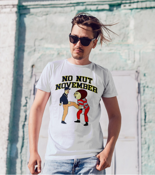 No Nut November Michigan Wolverines Vs Ohio Football Rivalry T-Shirt