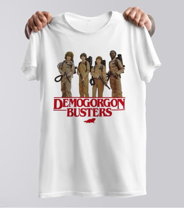 Cleveland Browns Stranger Things Demogorgon Busters Ghostbusters T-Shirt