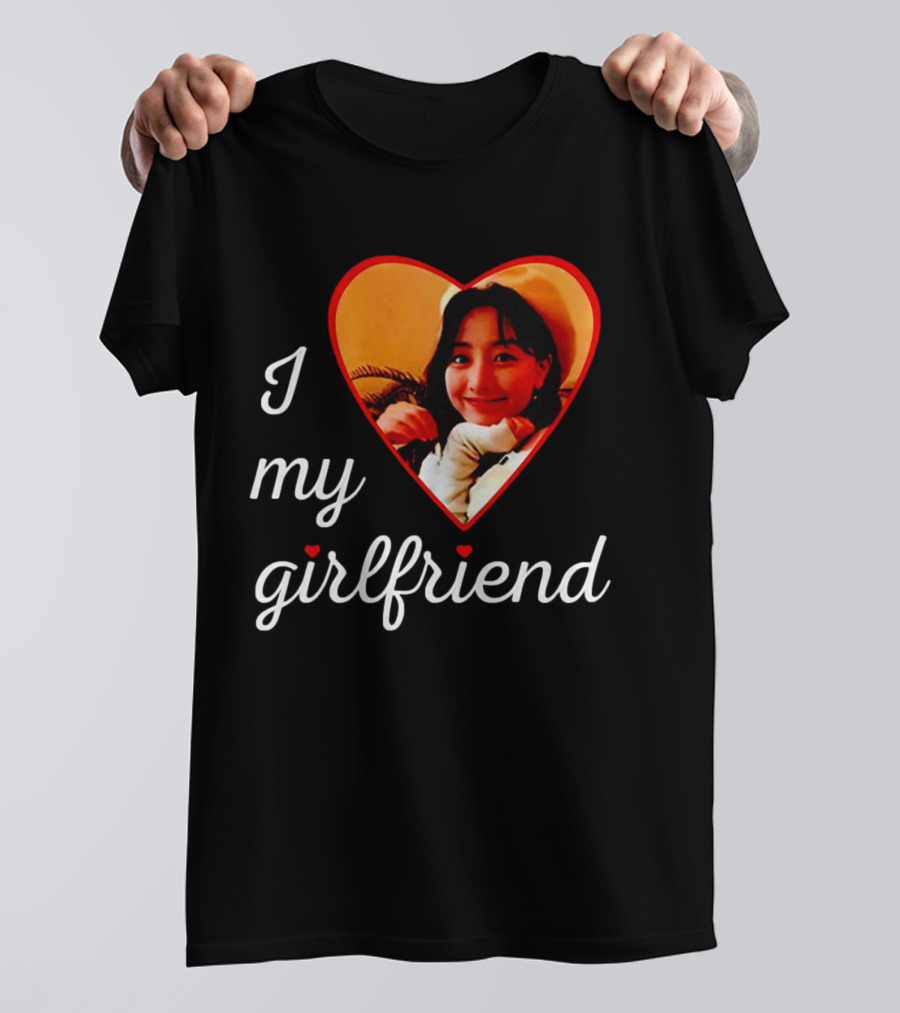 I Love My Girlfriend Jihyo Heart Photo T-Shirt