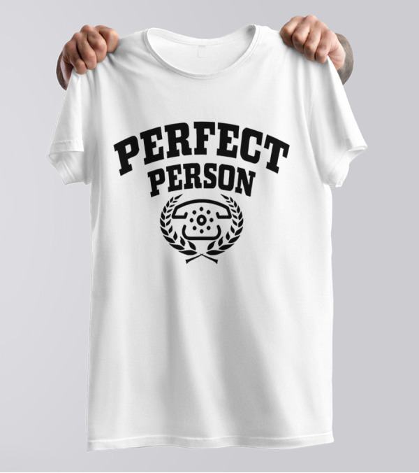 Perfect Person Phone Laurel Emblem T-Shirt