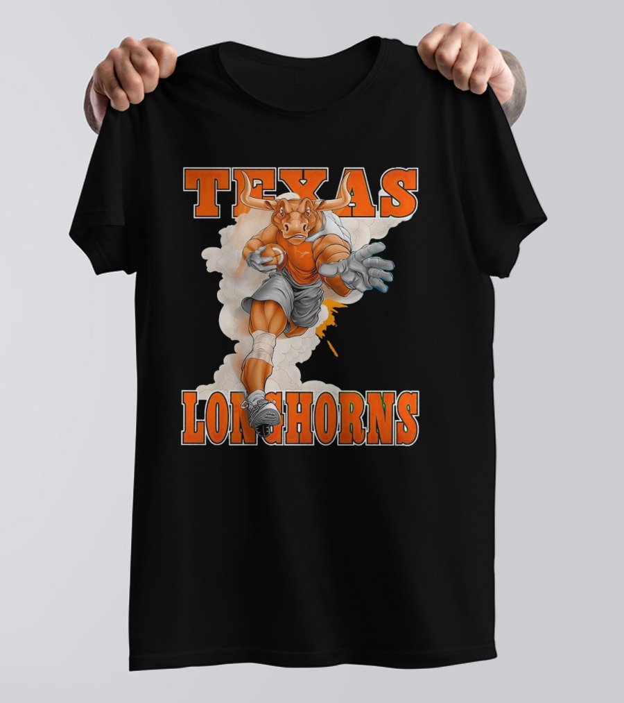 Texas Longhorns Mascot Charging Forward T-Shirt