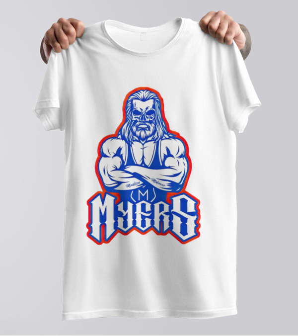 Brian Myers Skull Muscular Icon M Tattoo T-Shirt