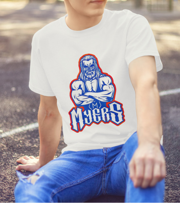 Brian Myers Skull Muscular Icon M Tattoo T-Shirt