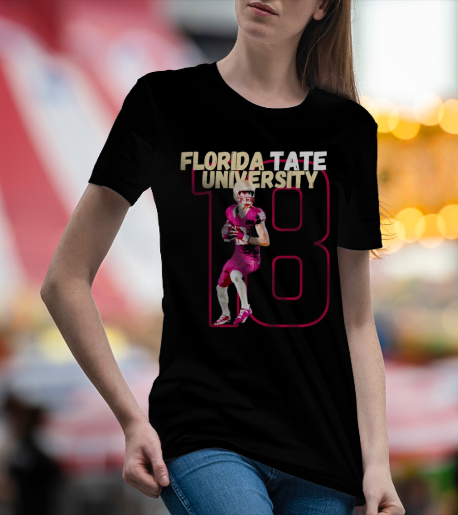 Florida Tate University Football 18 Hopkins Player Action T-Shirt