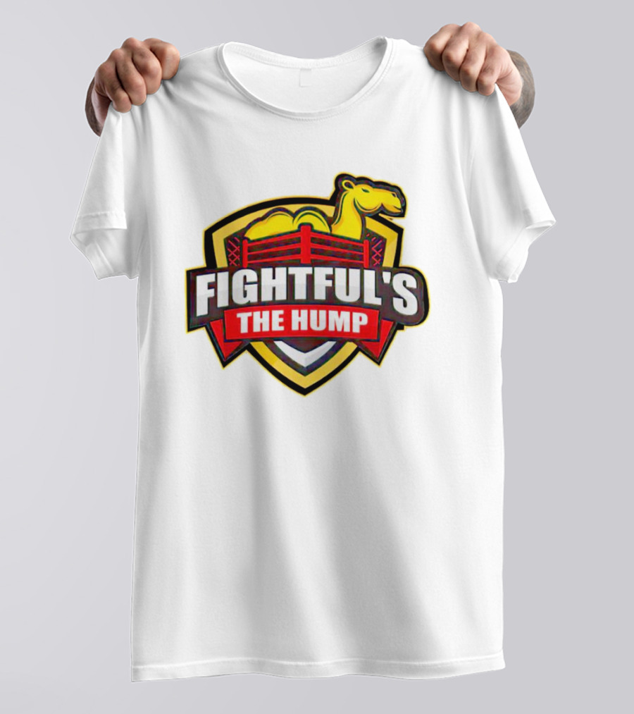Fightful's The Hump Wrestling Camel Badge T-Shirt
