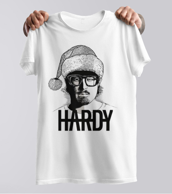 HARDY Santa Hat Christmas T-Shirt