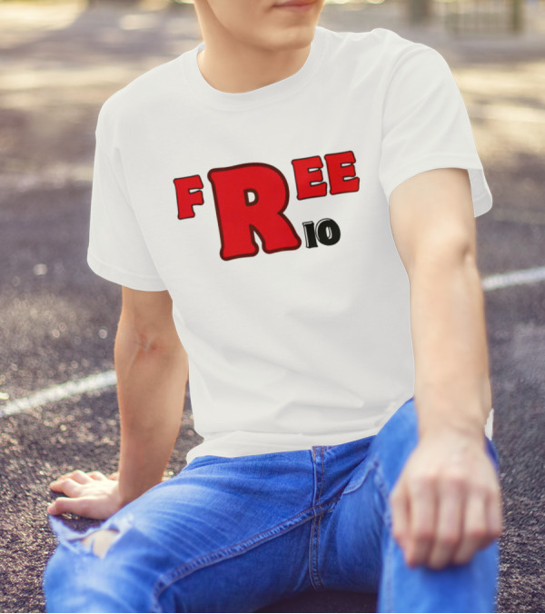 Peeta Mellark Free Rio Da Yung Rose Bold Red Letters T-Shirt