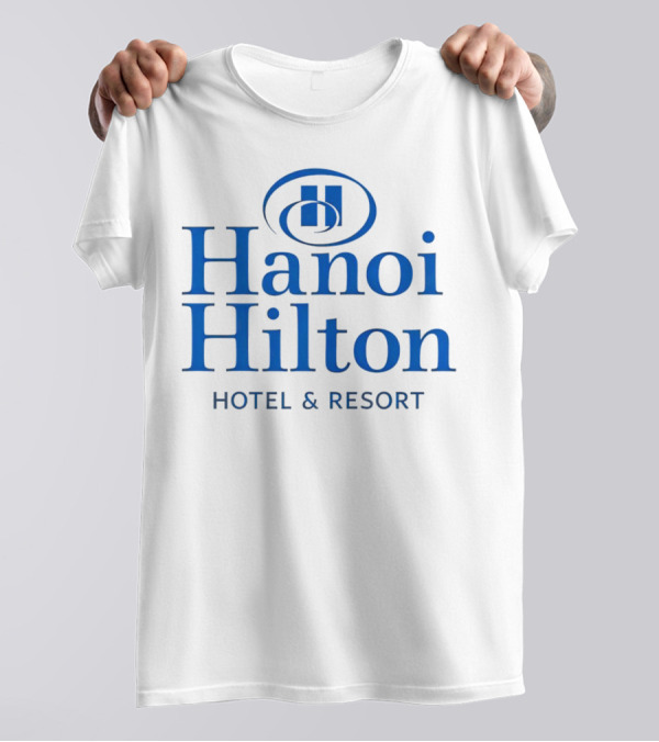 Hanoi Hilton Hotel And Resort Logo Emblem T-Shirt