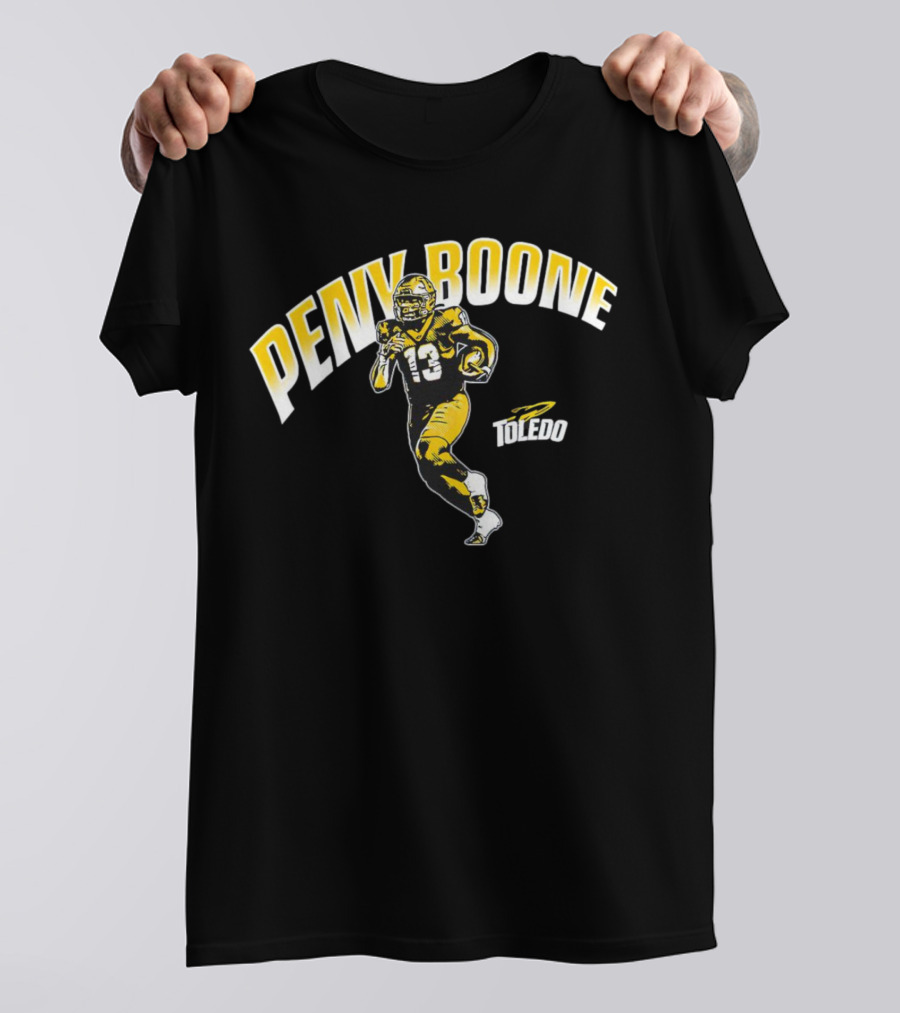 Peny Boone 13 Toledo Rockets Football T-Shirt