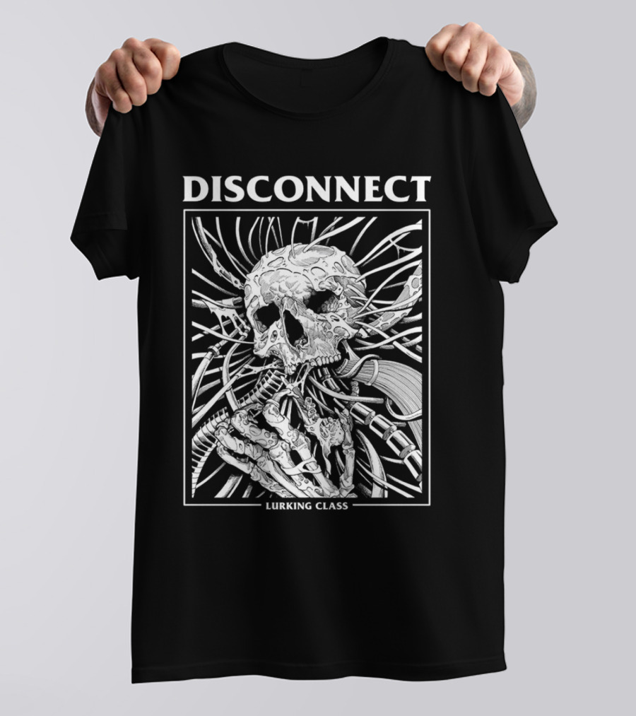 DISCONNECT Skeleton Lurking Class T-Shirt
