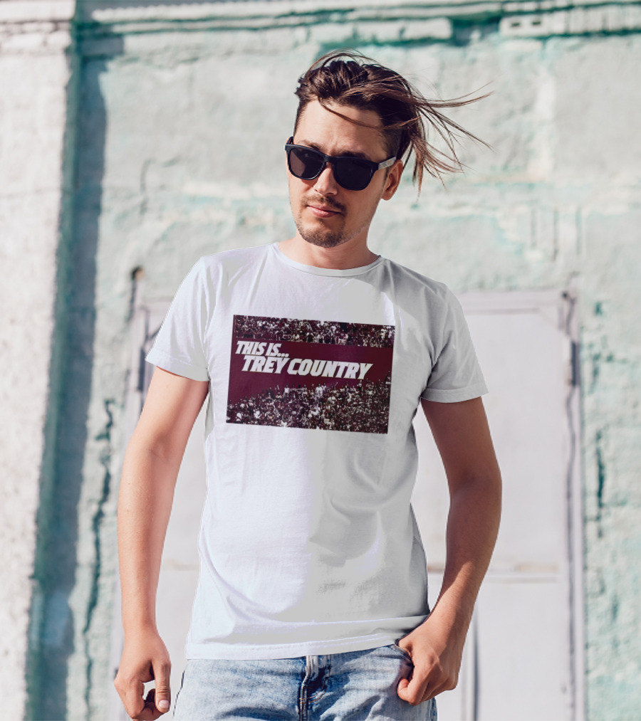 This Is Trey Benson Country Football Fan Crowd Scene T-Shirt