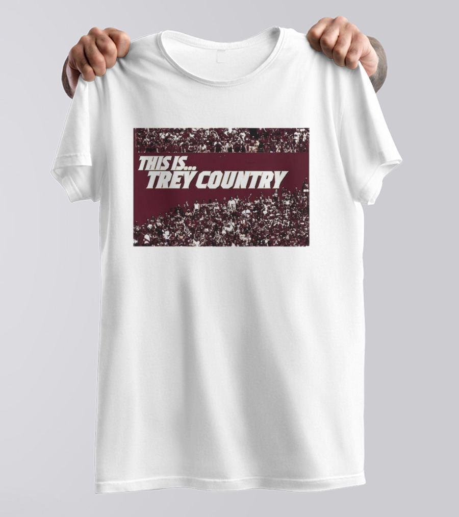 This Is Trey Benson Country Football Fan Crowd Scene T-Shirt