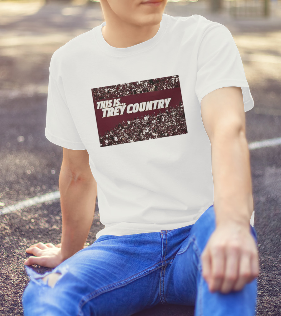 This Is Trey Benson Country Football Fan Crowd Scene T-Shirt
