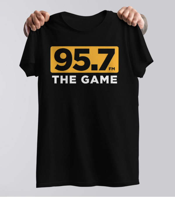 95.7 FM The Game Radio Station T-Shirt