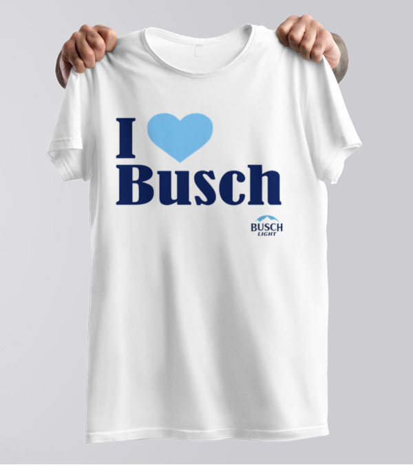 I Love Busch Light Busch Heart T-Shirt