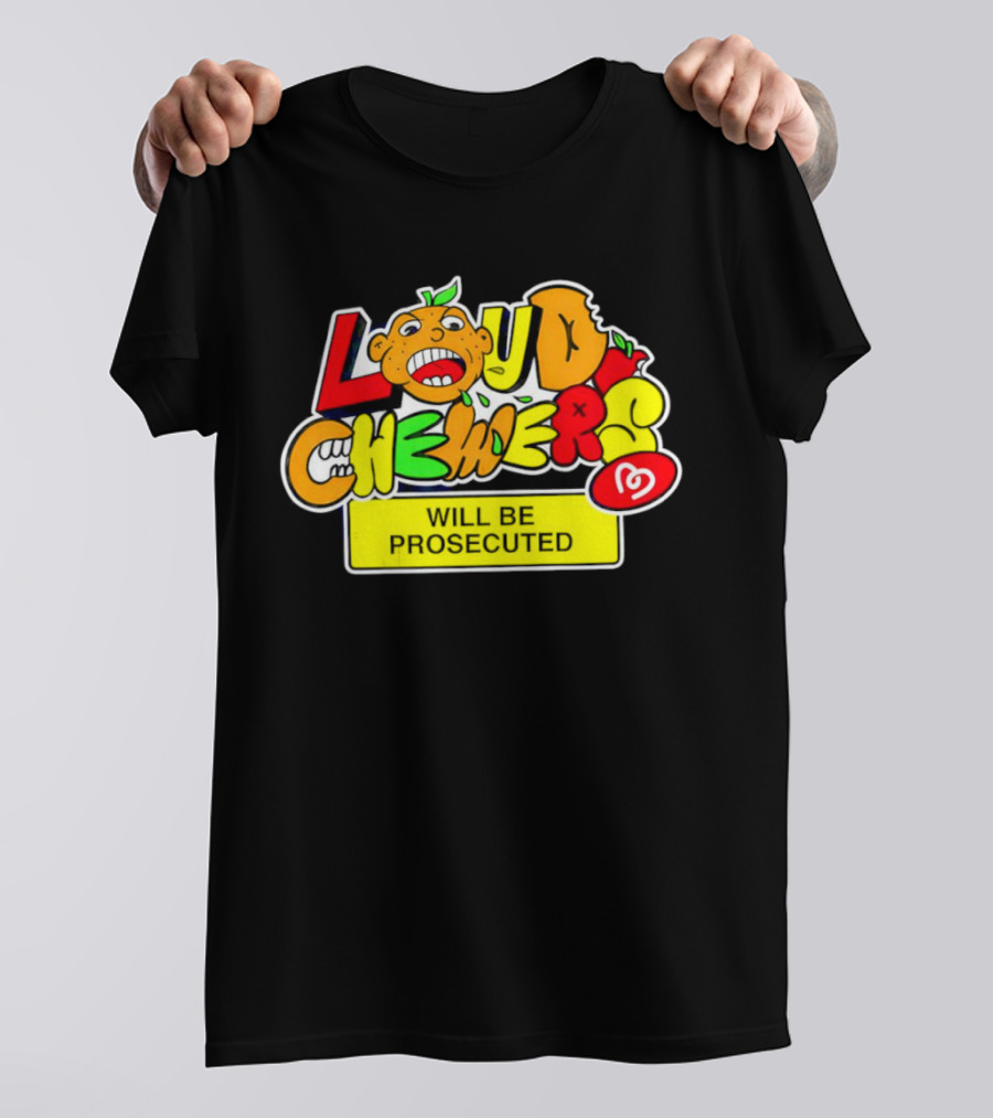 Loud Chewers Will Be Prosecuted Ice Cream Cartoon T-Shirt