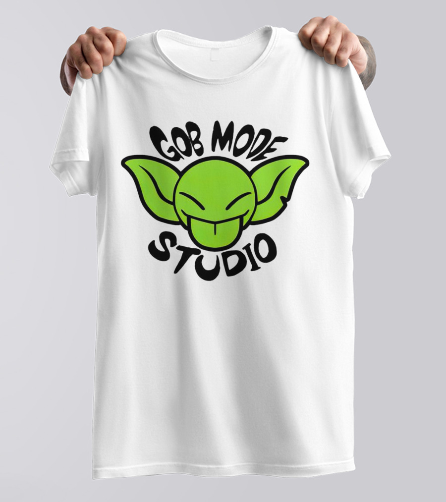 Gob Mode Studio Green Goblin Cartoon Face T-Shirt
