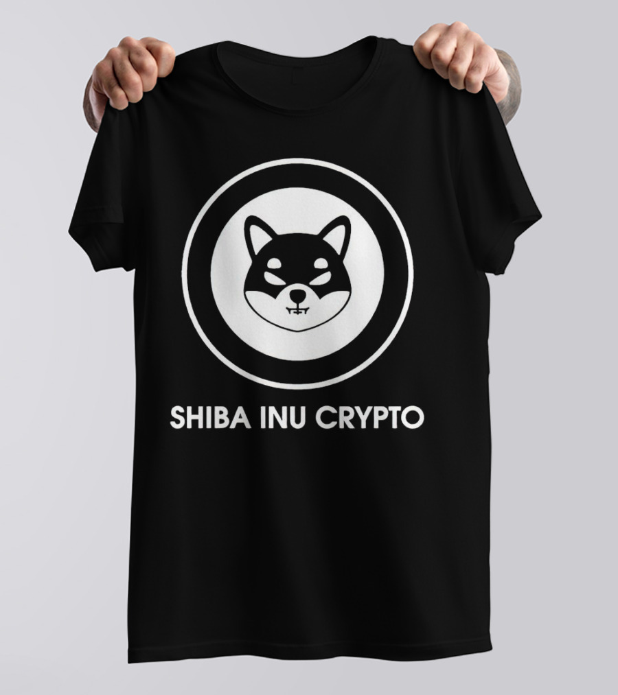 Shiba Inu Crypto Symbol Circle T-Shirt