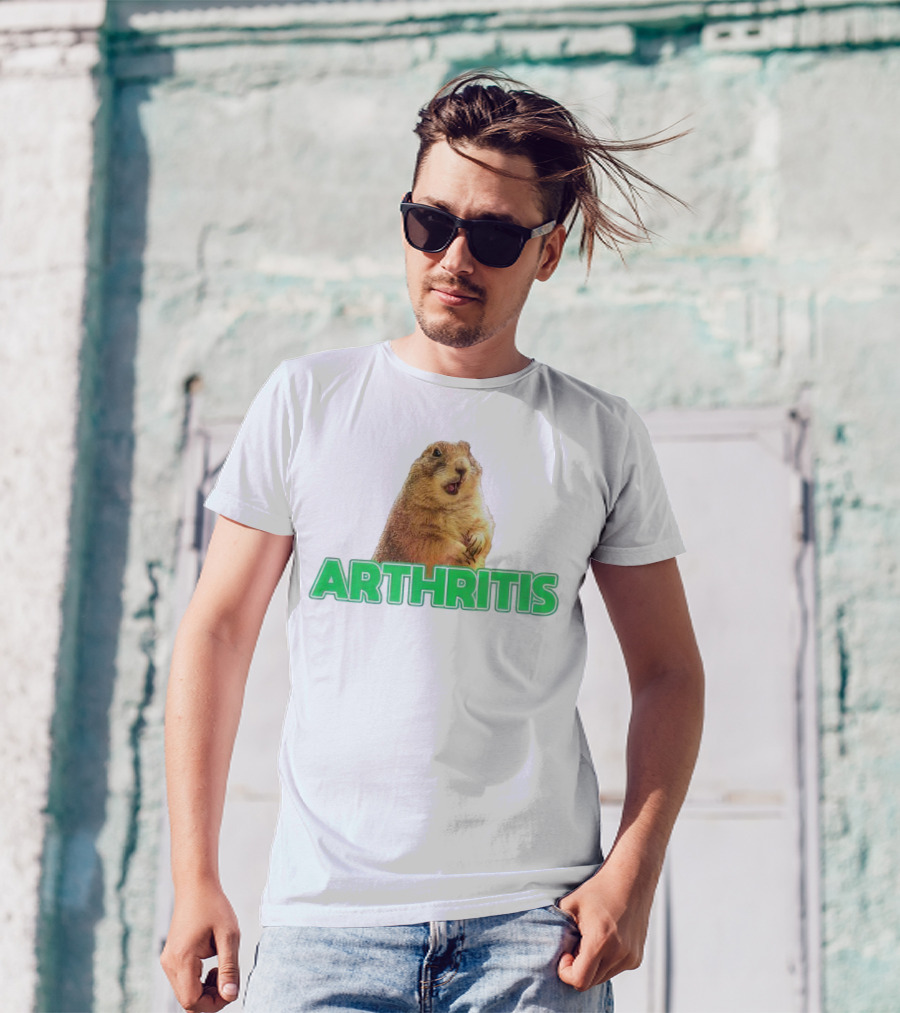 Arthritis Prairie Dog Silly Expression T-Shirt