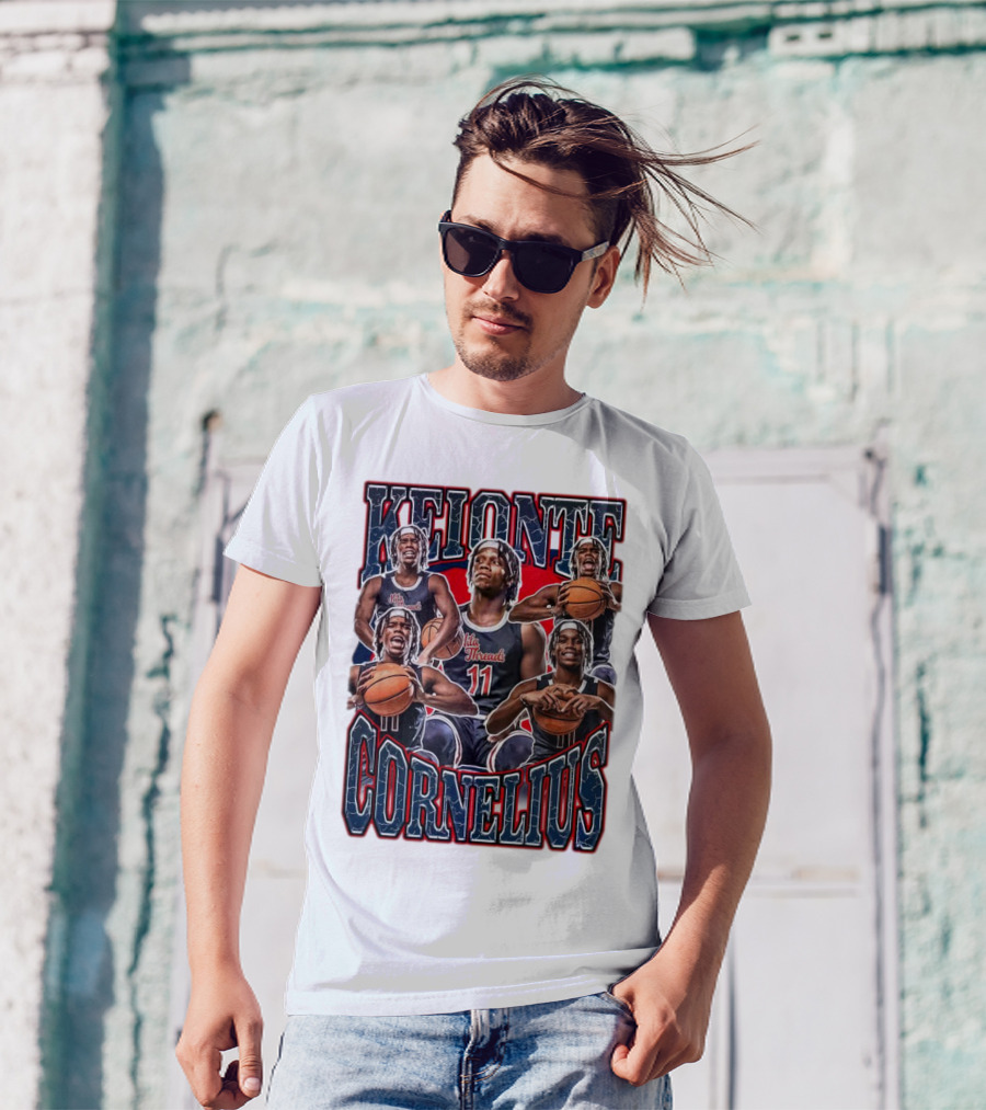 Keionte Corneilus Basketball Star Action Collage T-Shirt