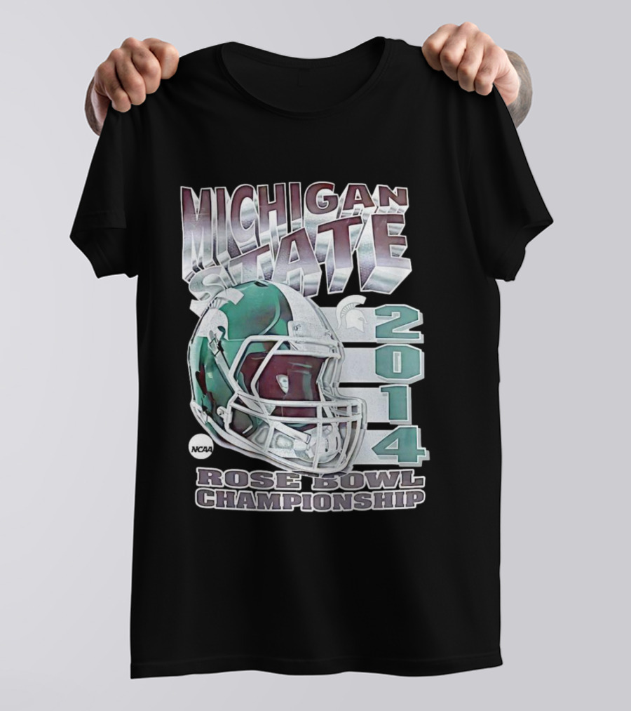 Michigan State Spartans NCAA Rose Bowl Championship 2014 T-Shirt