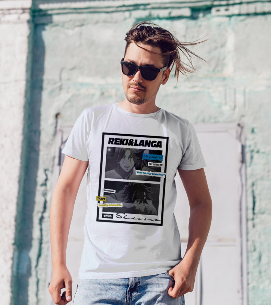 Reki And Langa SK8 The Infinity That's Really Enough You're My Teacher Skating Is Fun T-Shirt