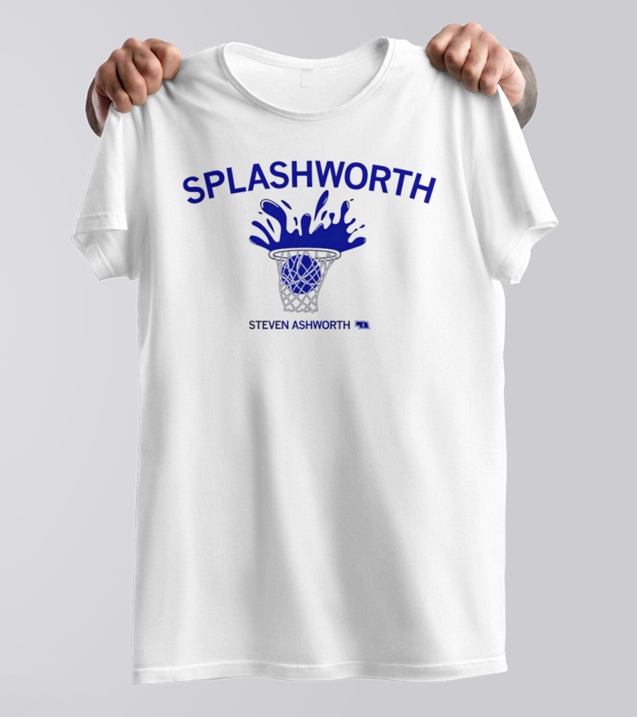 Splashworth Basketball Steven Ashworth Splash Dunk T-Shirt