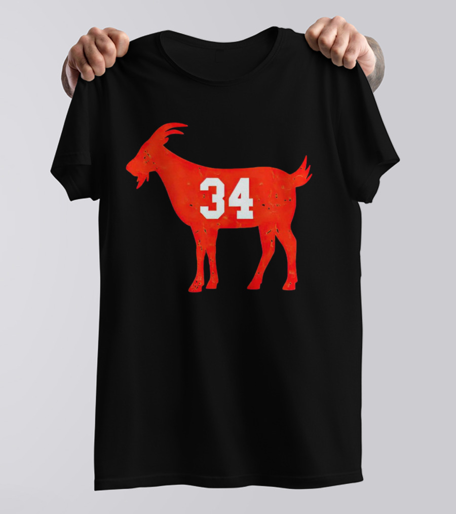 Walter Payton 34 Chicago Bears GOAT T-Shirt