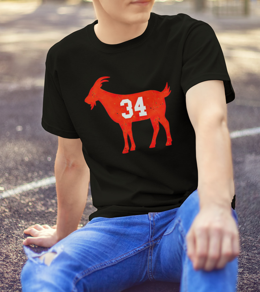 Walter Payton 34 Chicago Bears GOAT T-Shirt