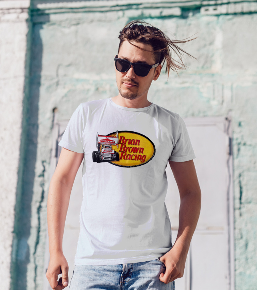Brian Brown Racing Casey's FVP Sprint Car Racing T-Shirt