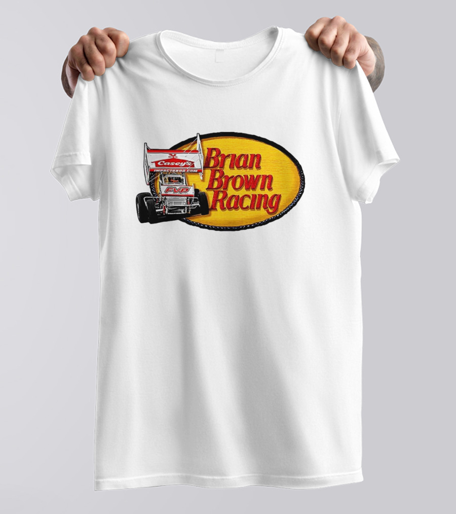 Brian Brown Racing Casey's FVP Sprint Car Racing T-Shirt