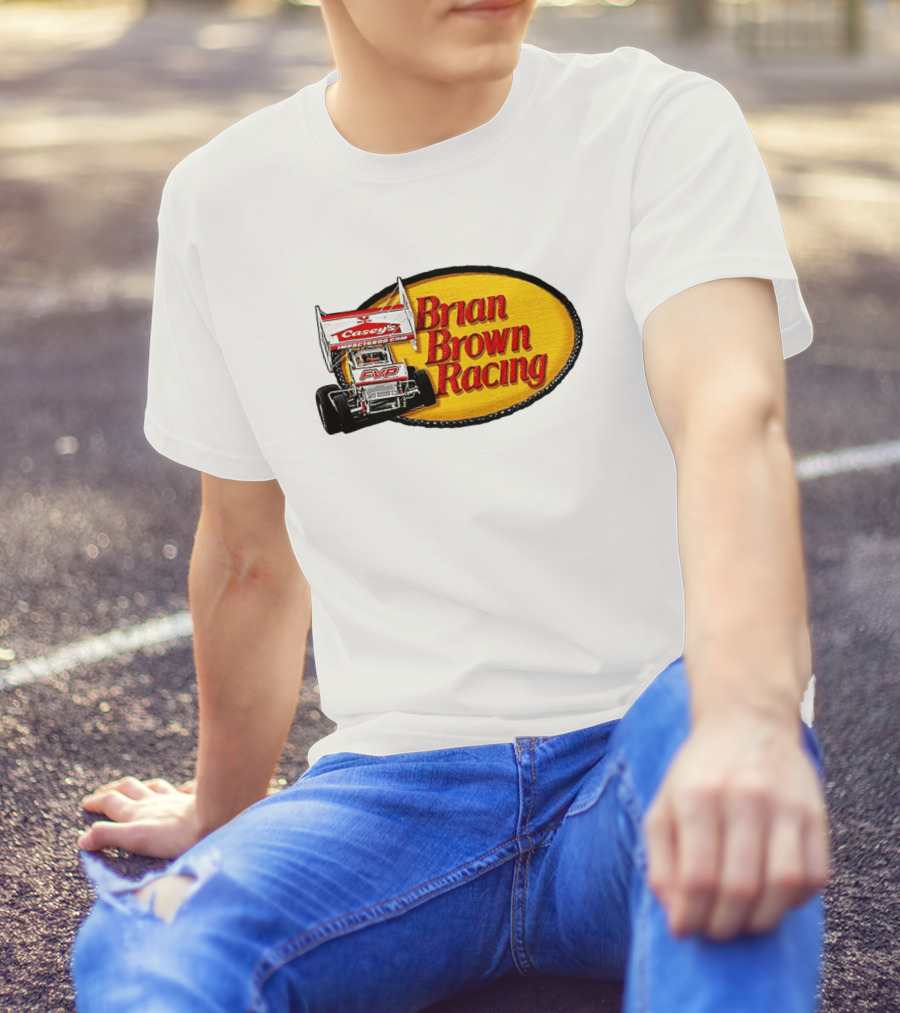 Brian Brown Racing Casey's FVP Sprint Car Racing T-Shirt