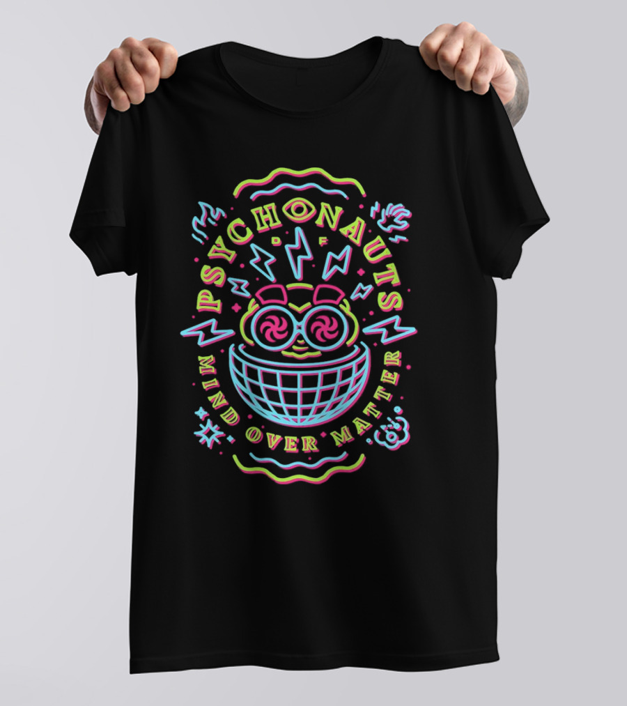PSYCHONAUTS Mind Over Matter Neon T-Shirt