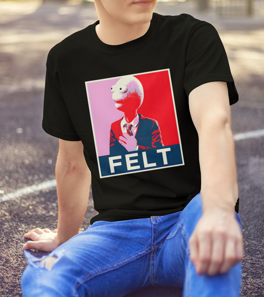 Randy Feltface Felt Black Merch FELT T-Shirt