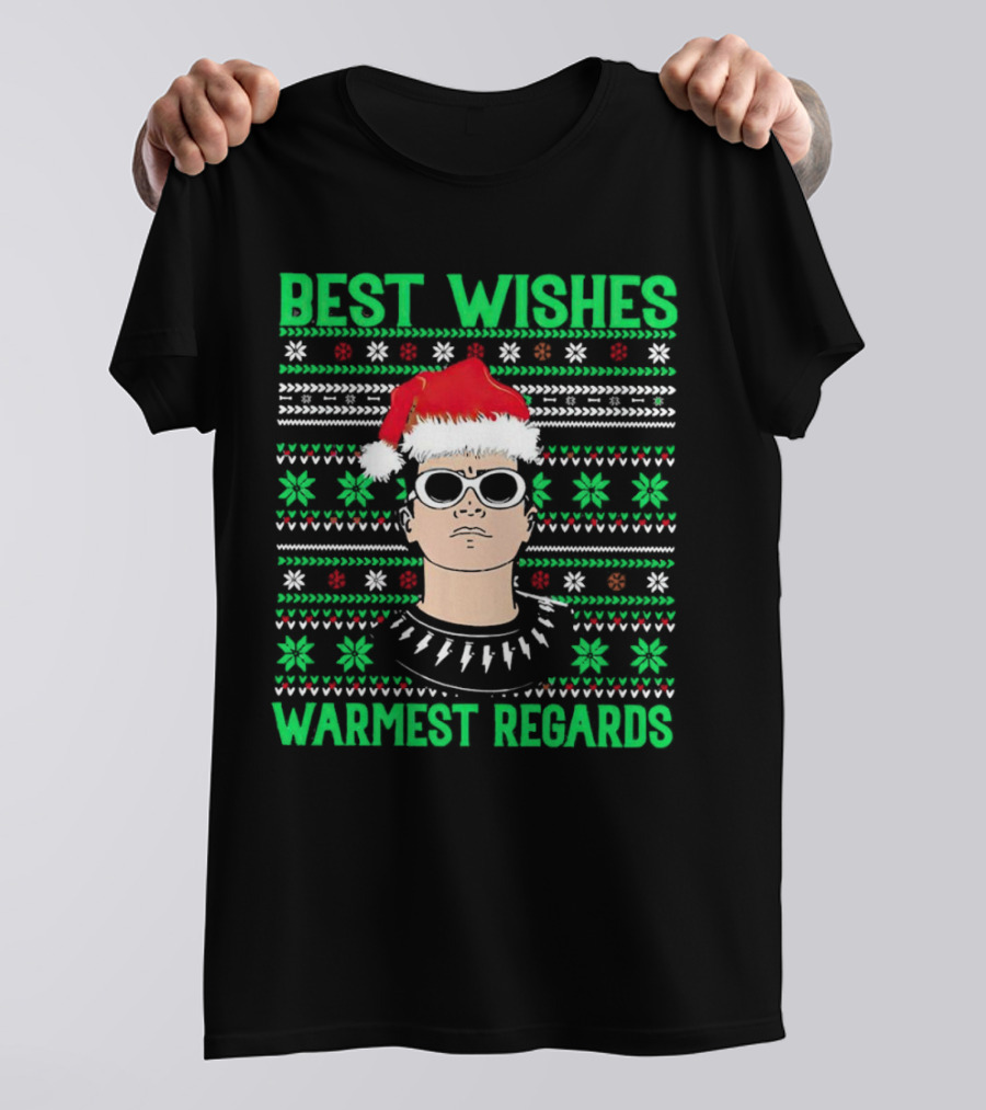 Best Wishes Warmest Regards David Rose Christmas T-Shirt