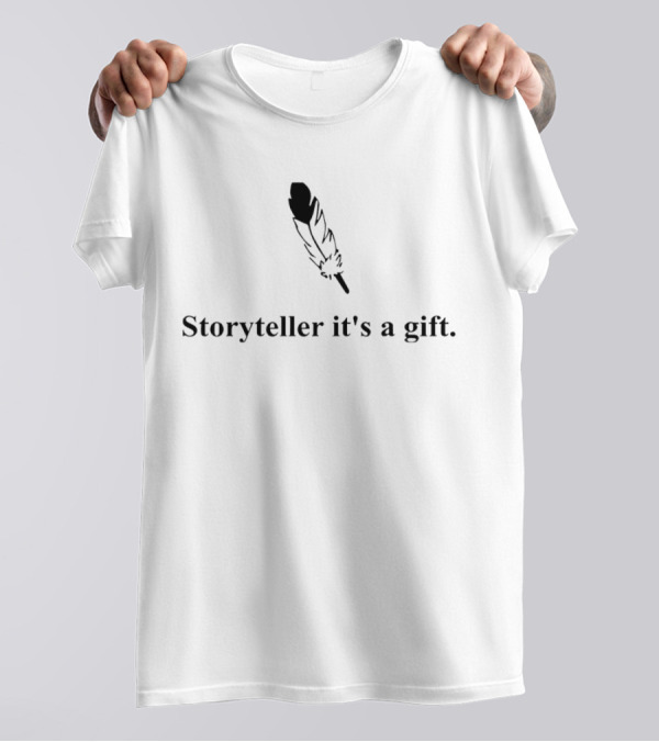 Storyteller It's A Gift Feather T-Shirt