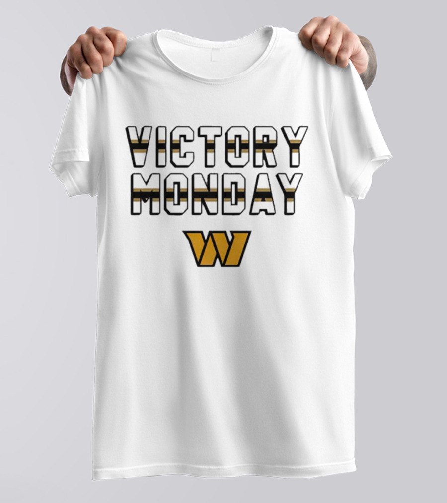 Victory Monday Washington Commanders W T-Shirt