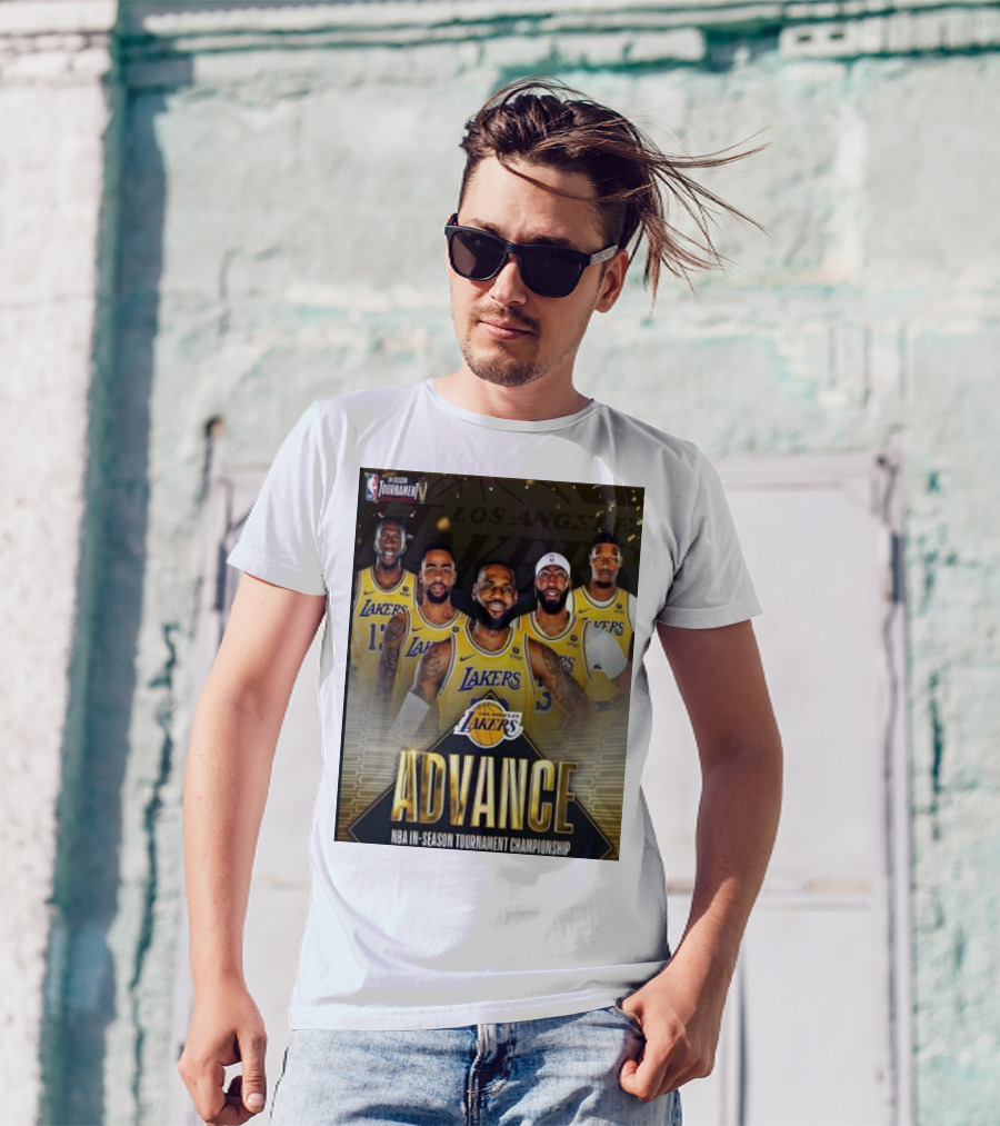 Los Angeles Lakers Advance NBA In-Season Tournament Championship T-Shirt