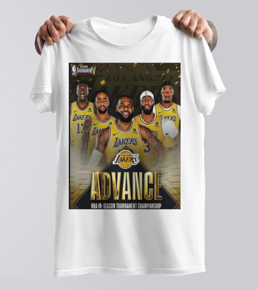 Los Angeles Lakers Advance NBA In-Season Tournament Championship T-Shirt