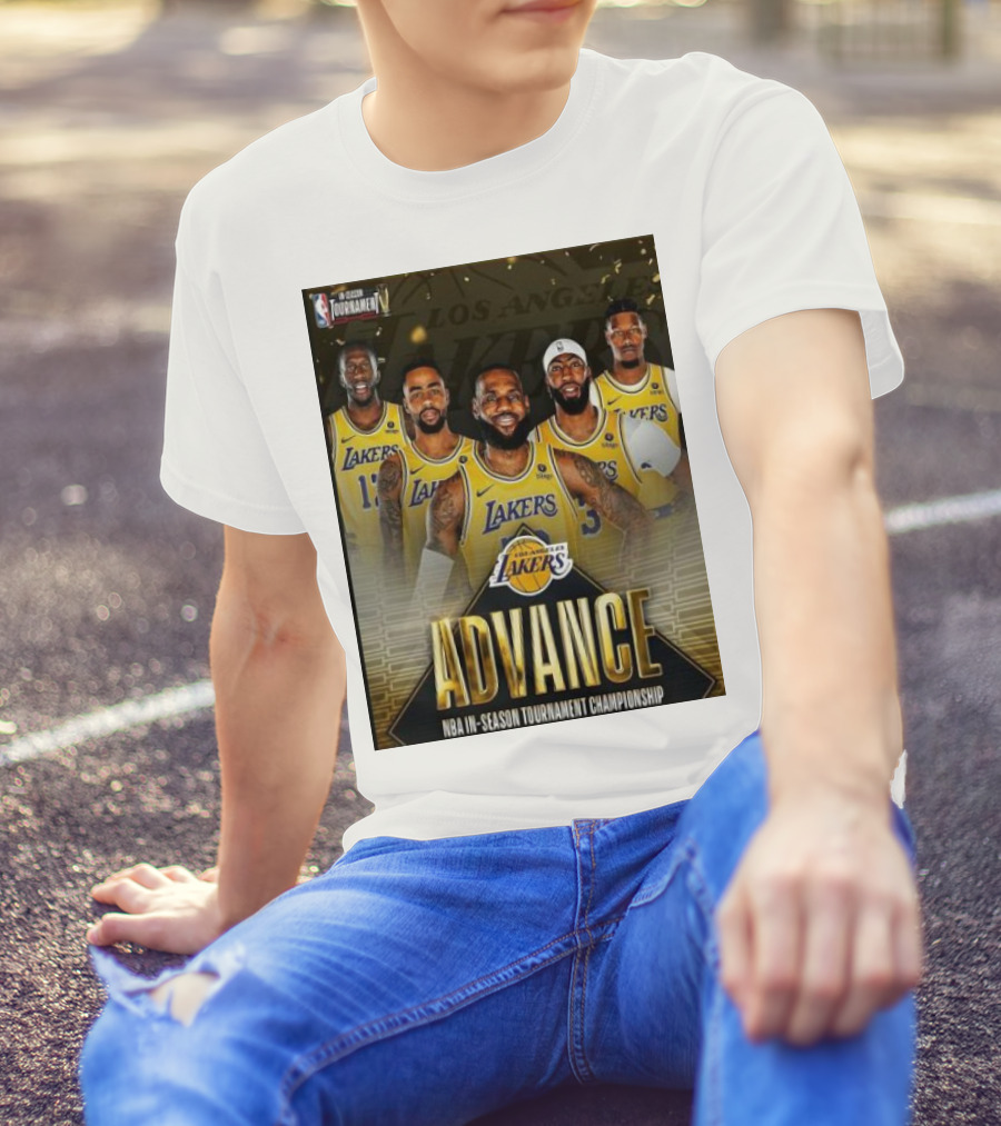 Los Angeles Lakers Advance NBA In-Season Tournament Championship T-Shirt