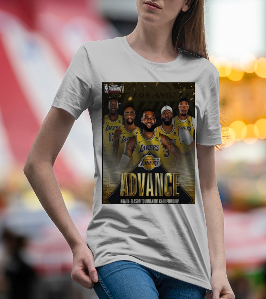 Los Angeles Lakers Advance NBA In-Season Tournament Championship T-Shirt