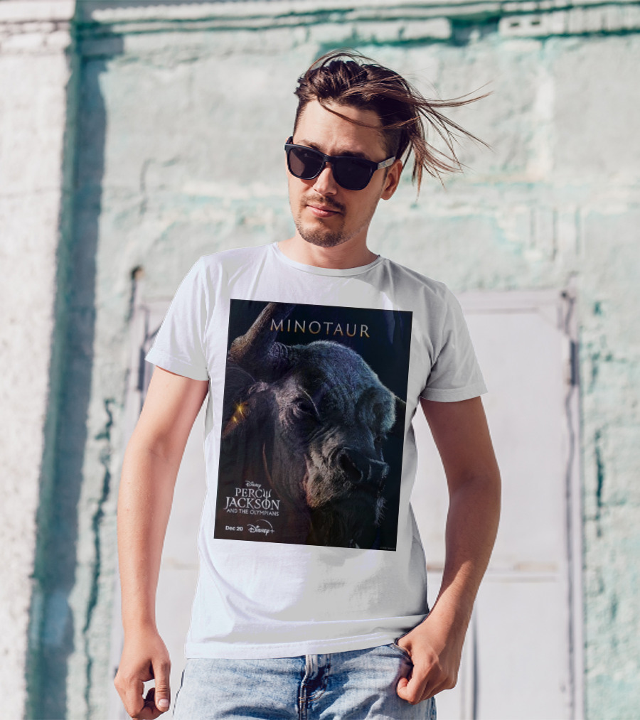 Minotaur Disney Percy Jackson And The Olympians Dec 20 Disney+ T-Shirt