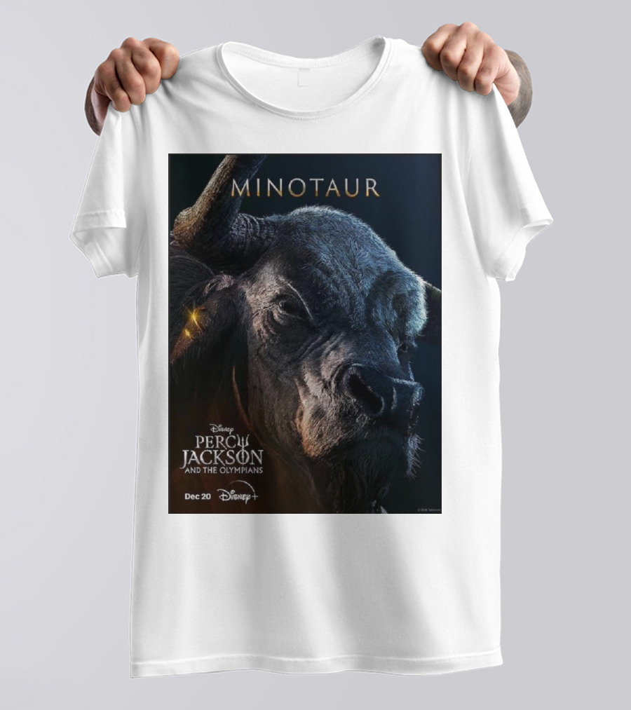 Minotaur Disney Percy Jackson And The Olympians Dec 20 Disney+ T-Shirt