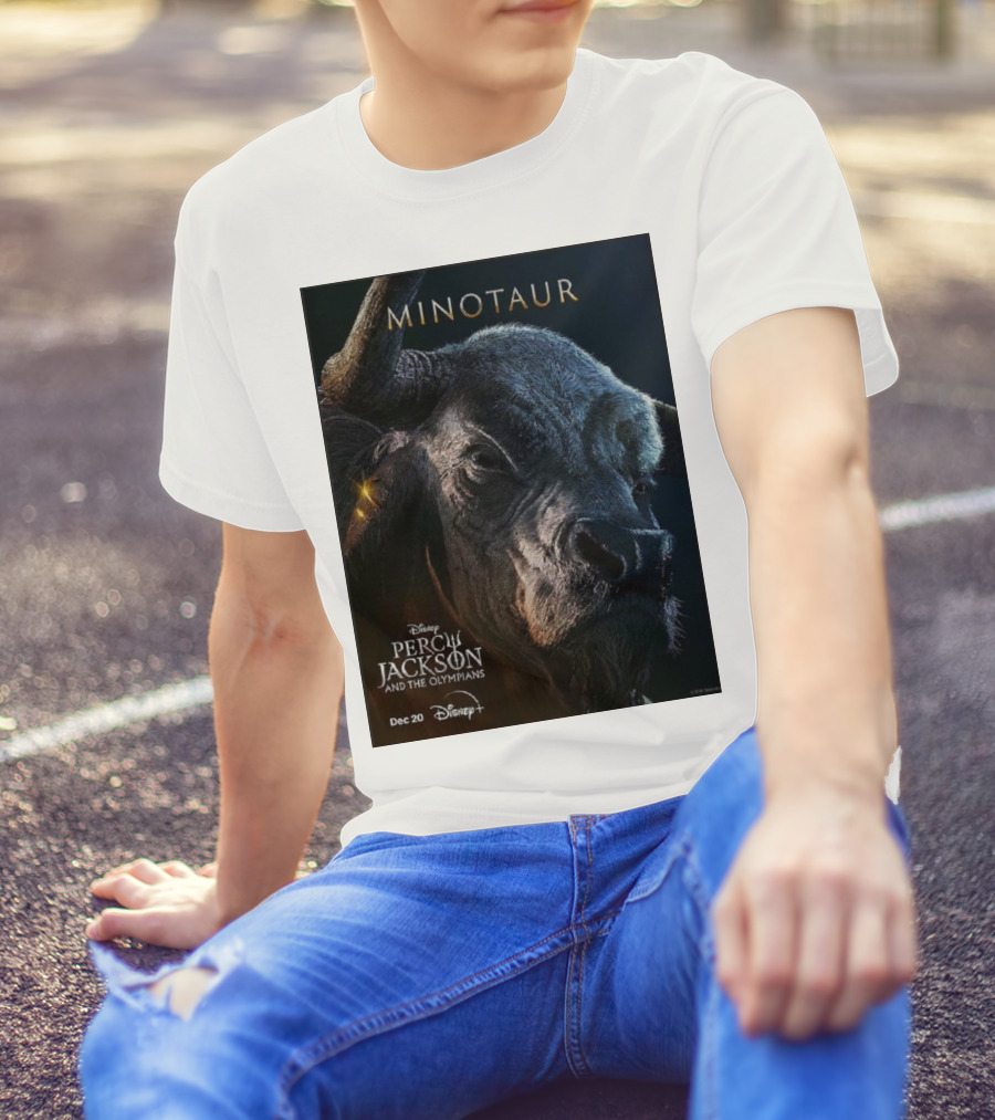 Minotaur Disney Percy Jackson And The Olympians Dec 20 Disney+ T-Shirt