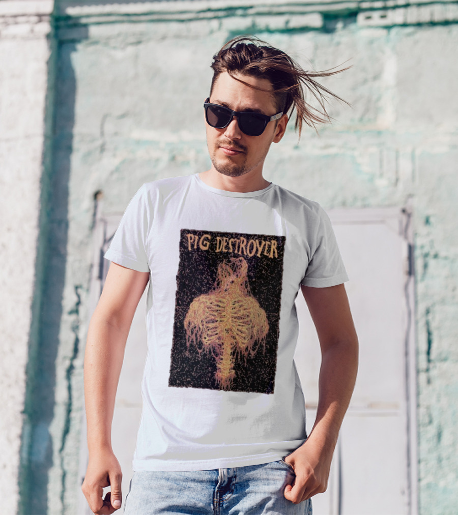 PIG DESTROYER Skeleton Ribs T-Shirt