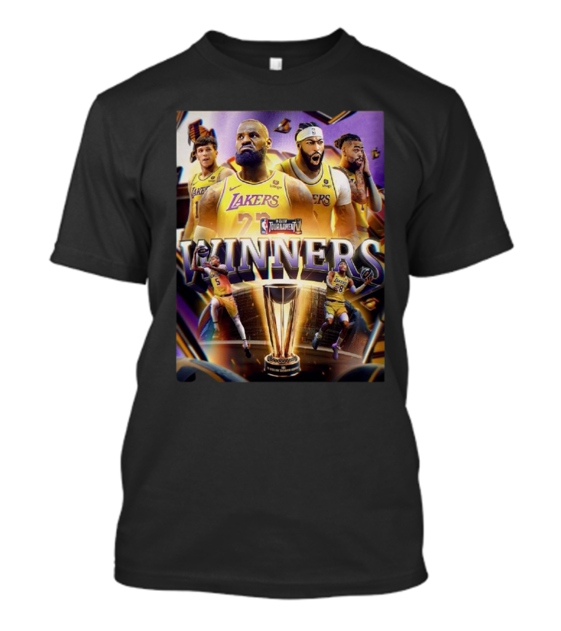 Winners The Lakers Win NBA In-Season Tournament Championship T-Shirt